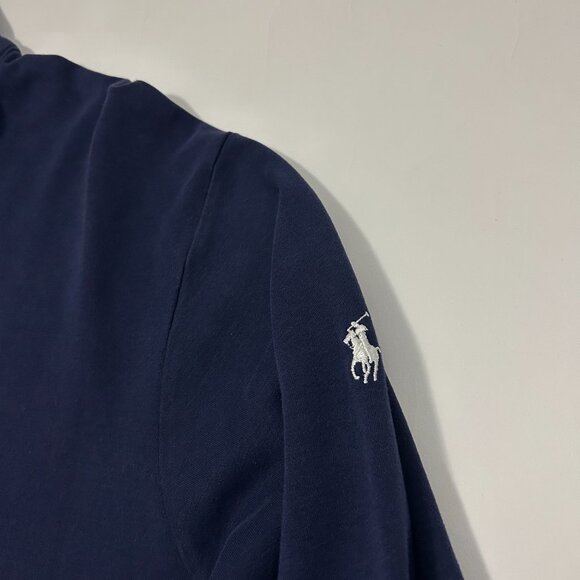 Polo Golf Ralph Lauren Sweatshirt Mens sz XXL Winged Foot logo 1/4 zip navy blue - Picture 4 of 12